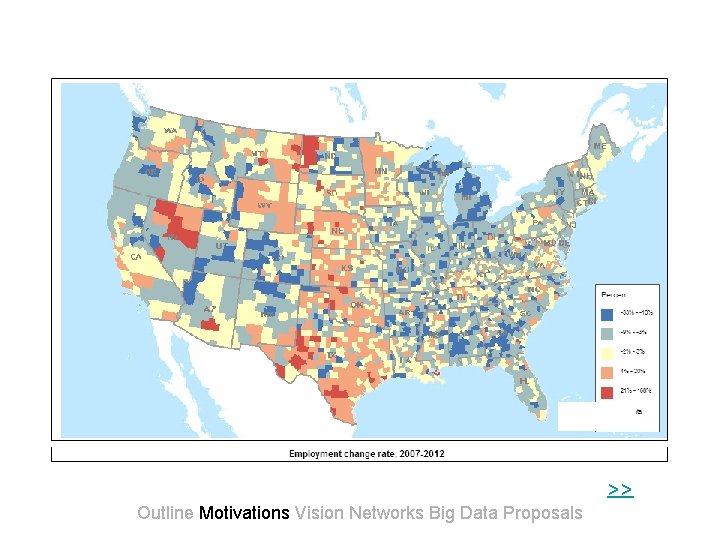 >> Outline Motivations Vision Networks Big Data Proposals 