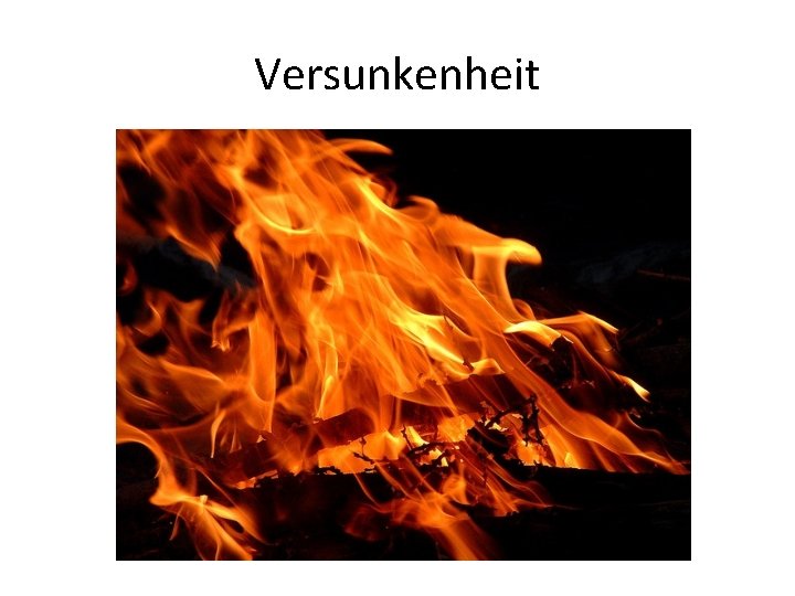 Versunkenheit 