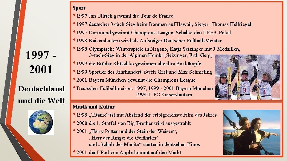 Sport 1997 2001 • 1997 Jan Ullrich gewinnt die Tour de France • 1997