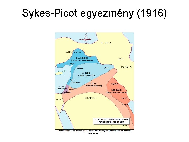 Sykes-Picot egyezmény (1916) 