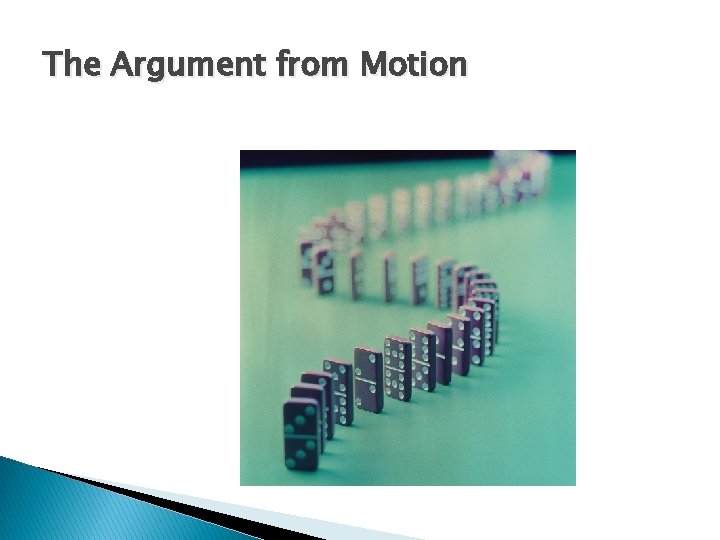 The Argument from Motion 
