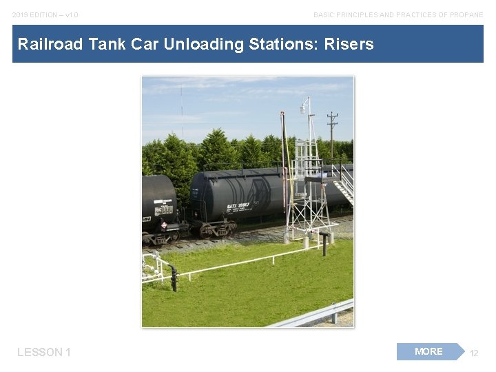 2019 EDITION – v 1. 0 BASIC PRINCIPLES AND PRACTICES OF PROPANE Railroad Tank