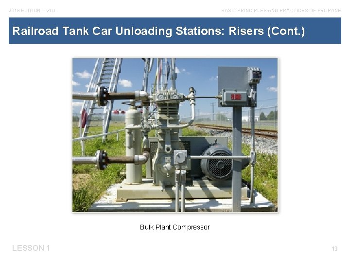 2019 EDITION – v 1. 0 BASIC PRINCIPLES AND PRACTICES OF PROPANE Railroad Tank