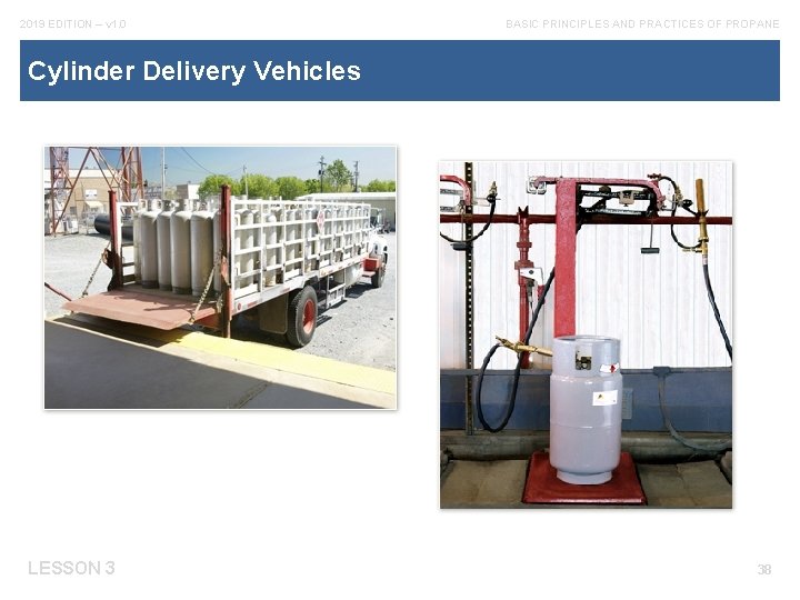 2019 EDITION – v 1. 0 BASIC PRINCIPLES AND PRACTICES OF PROPANE Cylinder Delivery