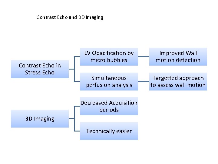 Contrast Echo and 3 D Imaging Contrast Echo in Stress Echo LV Opacification by