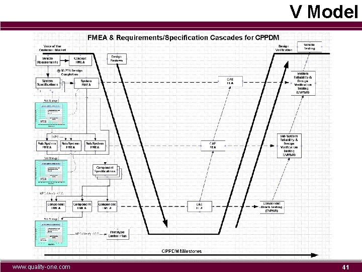 V Model www. quality-one. com 41 