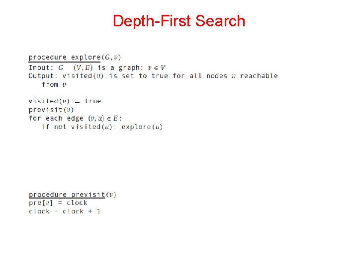 Depth-First Search 