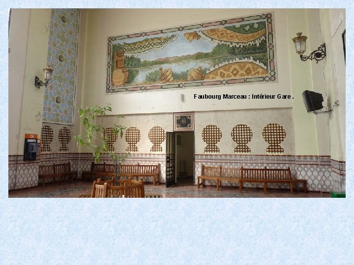 Faubourg Marceau : Intérieur Gare. 