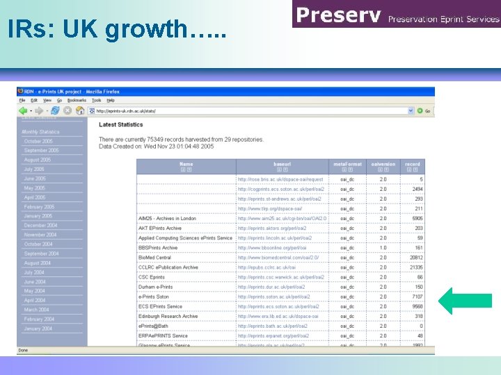 IRs: UK growth…. . 