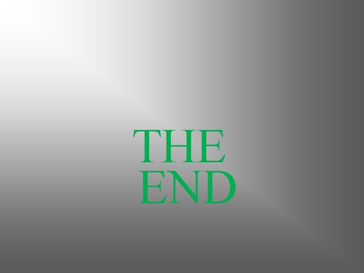 THE END 