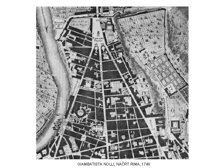 GIAMBATISTA NOLLI, NAČRT RIMA, 1748 