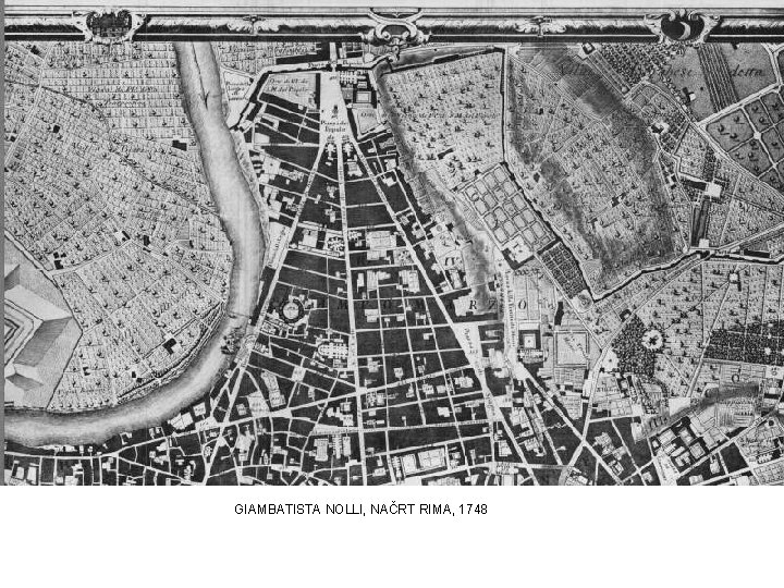 GIAMBATISTA NOLLI, NAČRT RIMA, 1748 