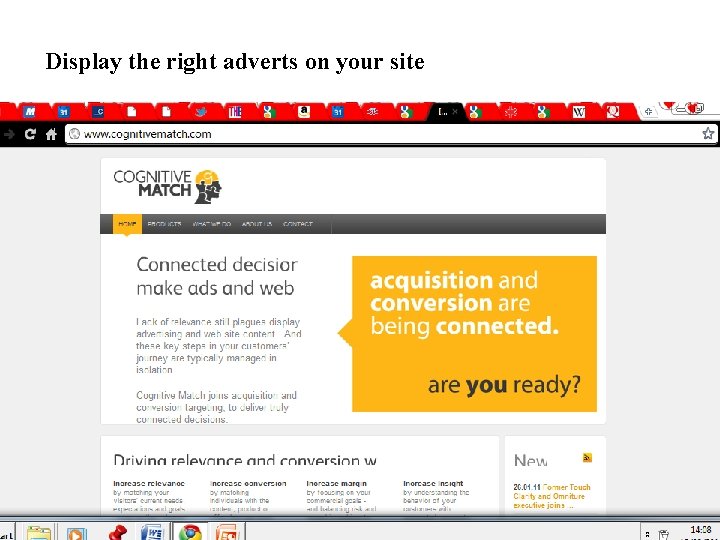 Display the right adverts on your site 