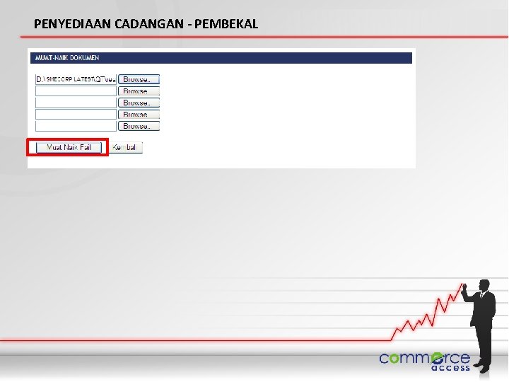 PENYEDIAAN CADANGAN - PEMBEKAL 