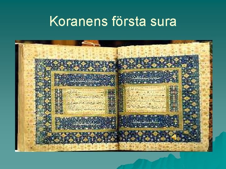 Koranens första sura 