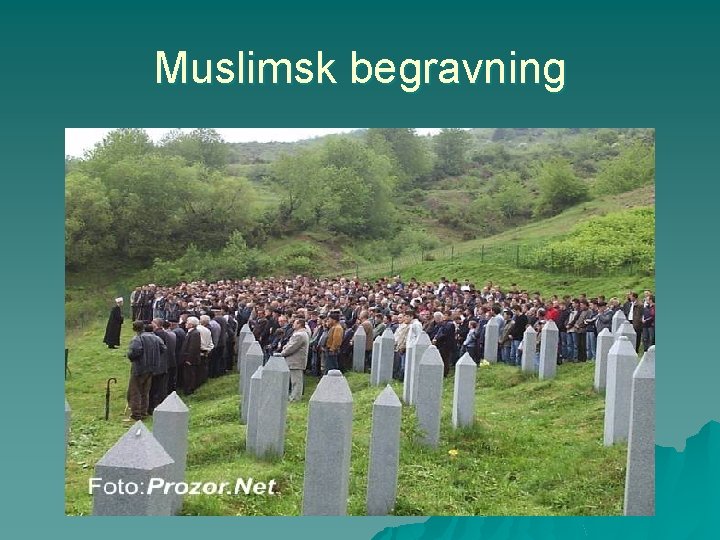 Muslimsk begravning 