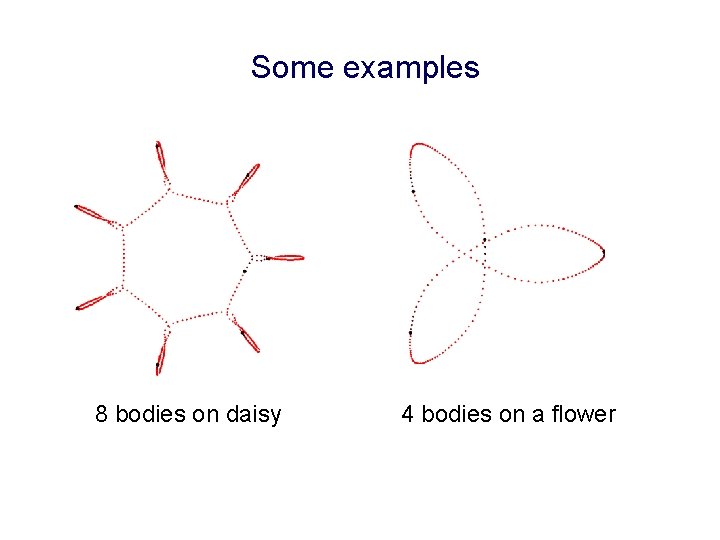 Some examples 8 bodies on daisy 4 bodies on a flower 