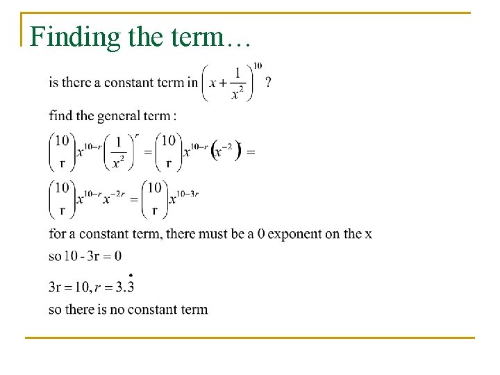 Finding the term… 