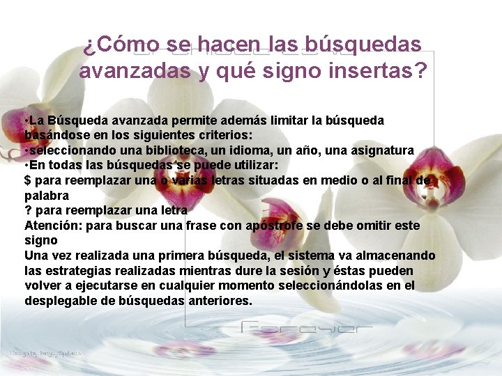 ¿Cómo se hacen las búsquedas avanzadas y qué signo insertas? • La Búsqueda avanzada