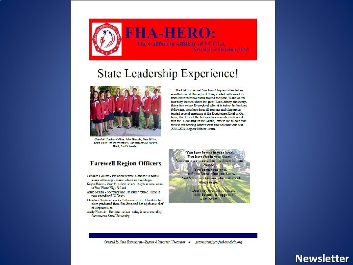 Newsletter 