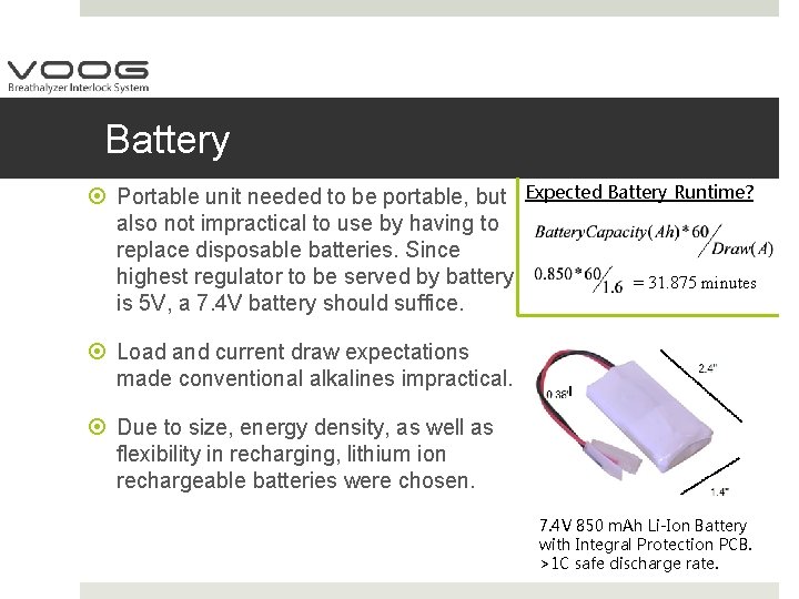 Battery Portable unit needed to be portable, but Expected Battery Runtime? also not impractical