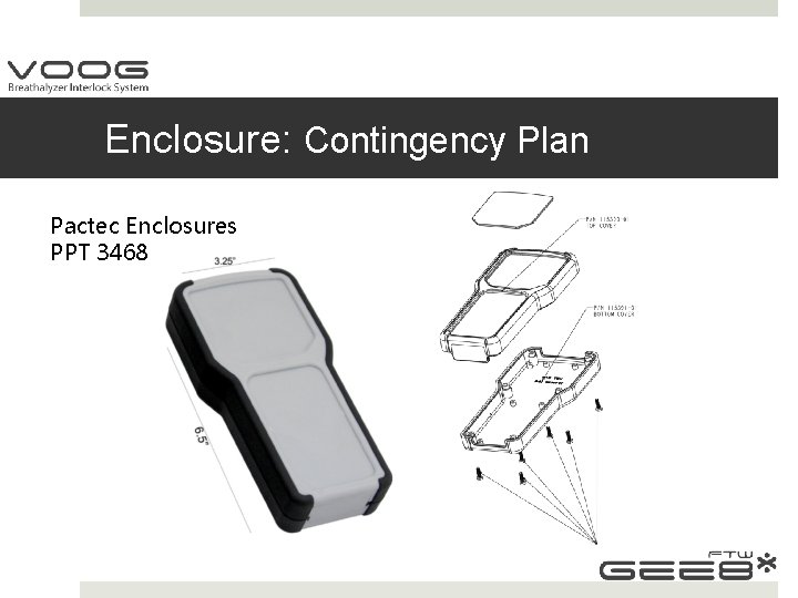 Enclosure: Contingency Plan Pactec Enclosures PPT 3468 