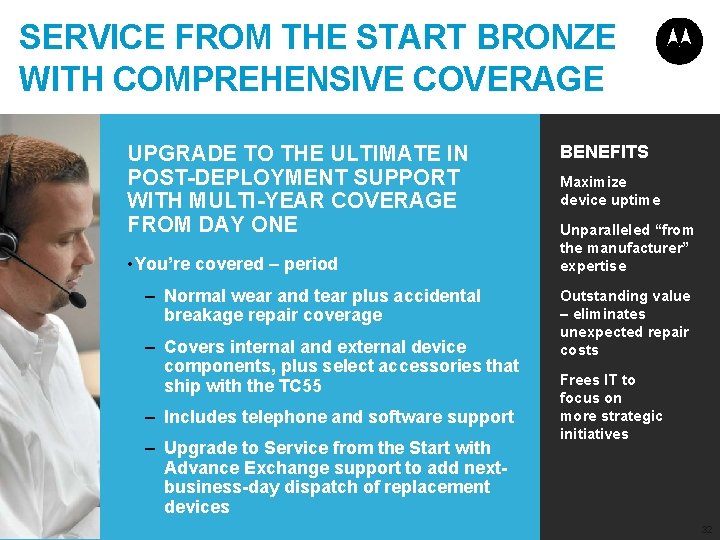 SERVICE FROM THE START BRONZE WITH COMPREHENSIVE COVERAGE UPGRADE TO THE ULTIMATE IN POST-DEPLOYMENT