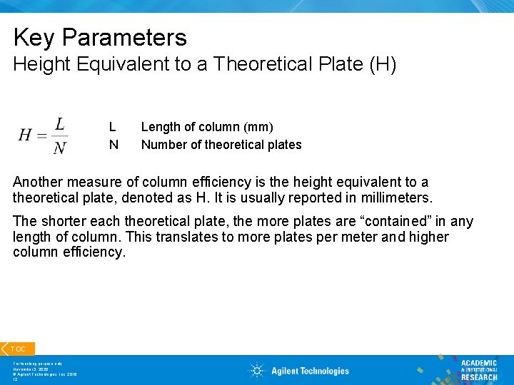Fundamentals of Gas Chromatography Theory BUILDING BETTER SCIENCE