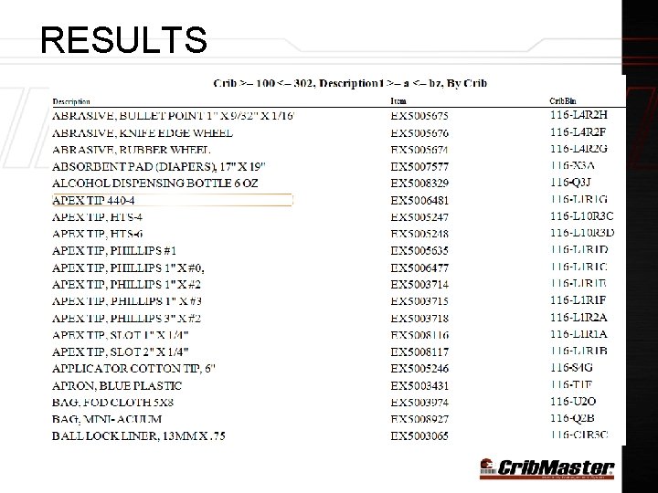 RESULTS 