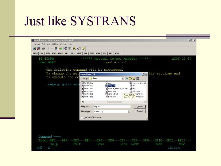 Just like SYSTRANS 