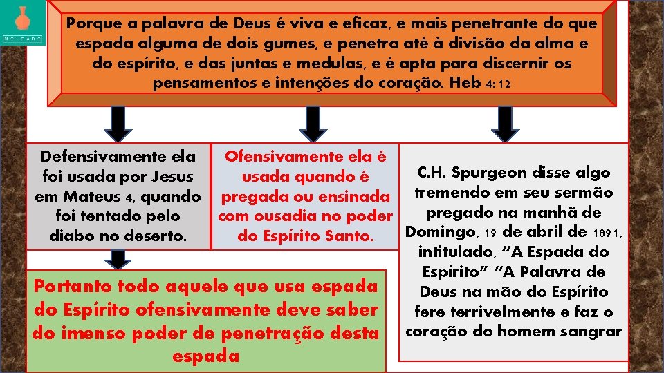 Porque a palavra de Deus é viva e eficaz, e mais penetrante do que