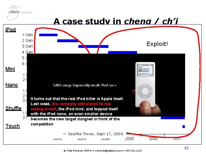 A case study in cheng / ch’i i. Pod 1 Gen 2 Gen 3