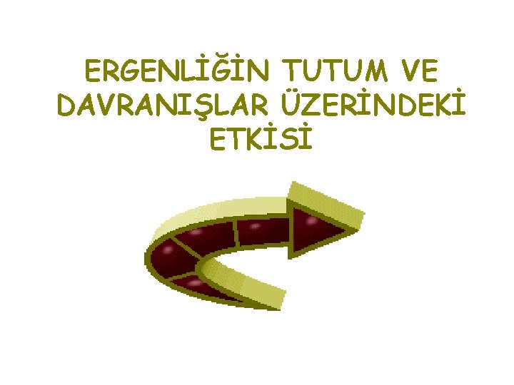 ERGENLİĞİN TUTUM VE DAVRANIŞLAR ÜZERİNDEKİ ETKİSİ 