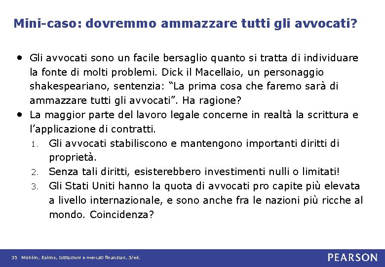 Mini-caso: dovremmo ammazzare tutti gli avvocati? • Gli avvocati sono un facile bersaglio quanto