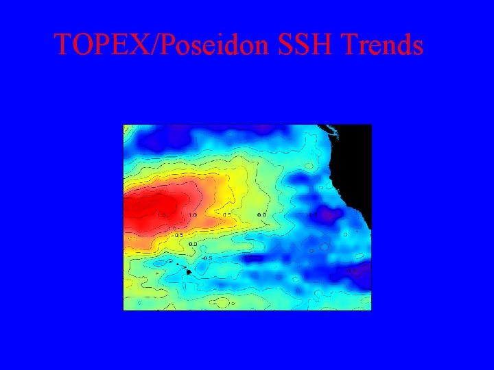 TOPEX/Poseidon SSH Trends 