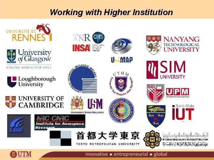 Working with Higher Institution 