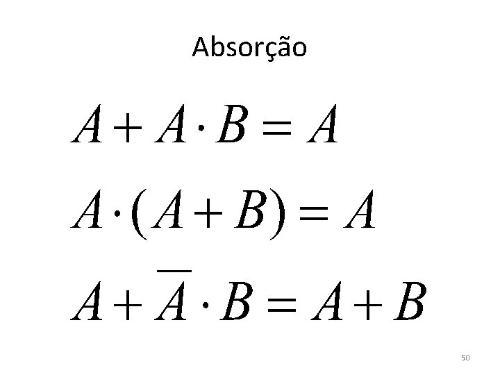 Absorção 50 