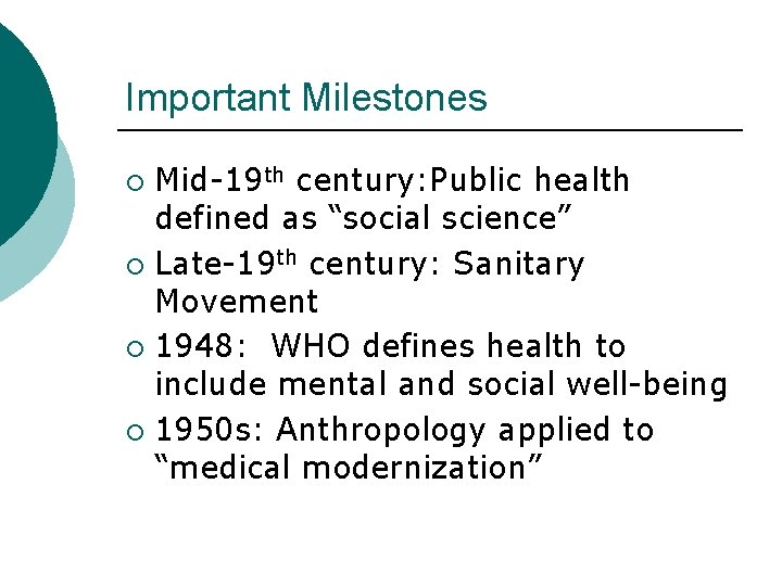 Social Science and Public Health Jeannine Coreil Ph