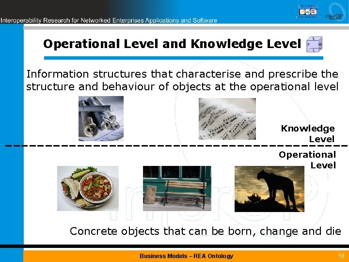 Operational Level and Knowledge Level Information structures that characterise and prescribe the structure and