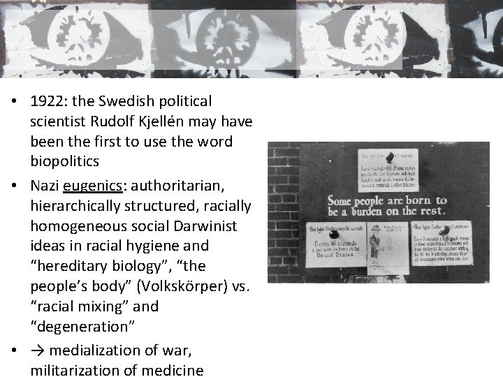  • 1922: the Swedish political scientist Rudolf Kjellén may have been the first