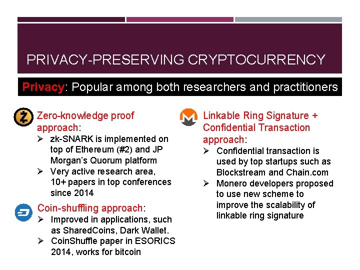 ZERO KNOWLEDGE IN BLOCKCHAIN APPLICATIONS DR JOHN T