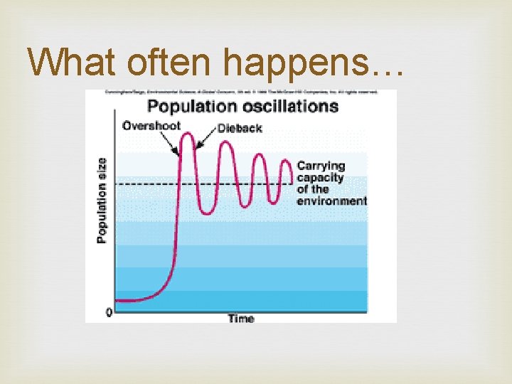 What often happens… 