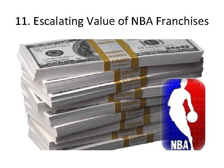 11. Escalating Value of NBA Franchises 