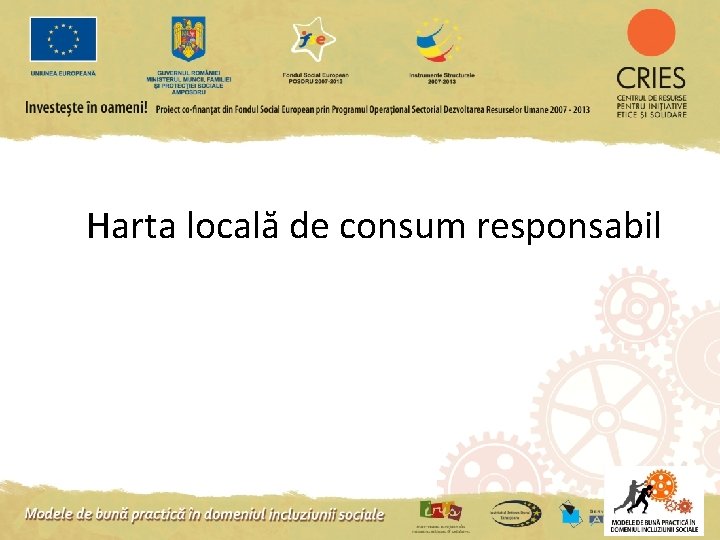 Harta locală de consum responsabil 