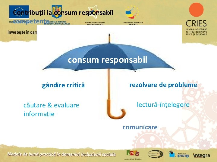 Contribuții la consum responsabil competențe mmmmm consum responsabil gândire critică căutare & evaluare informație