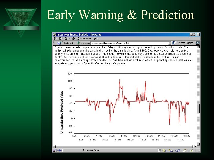 Early Warning & Prediction 