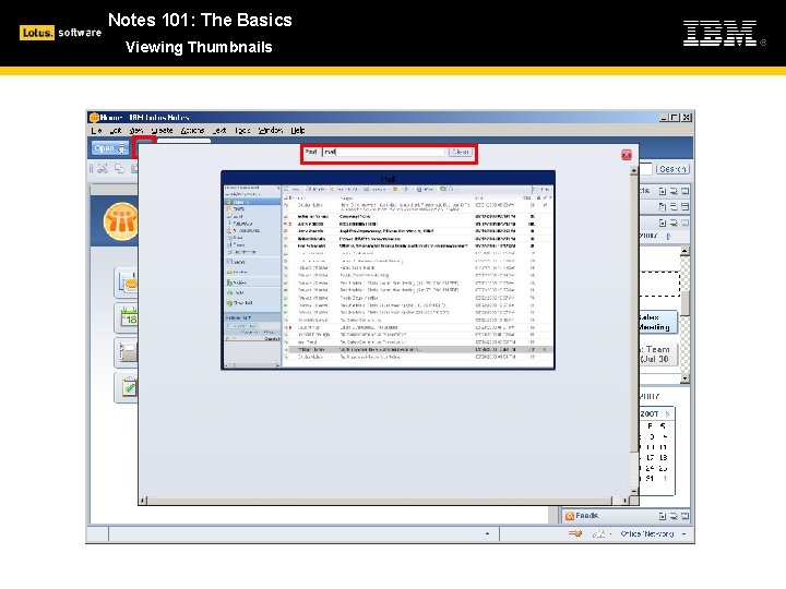 Notes 101: The Basics Viewing Thumbnails 