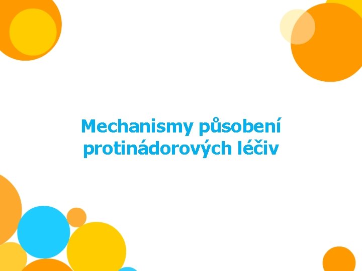 Mechanismy působení protinádorových léčiv 