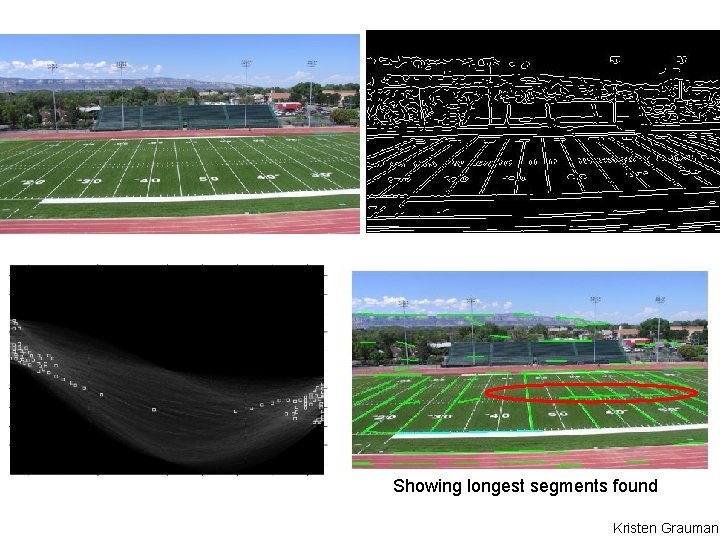 Showing longest segments found Kristen Grauman 