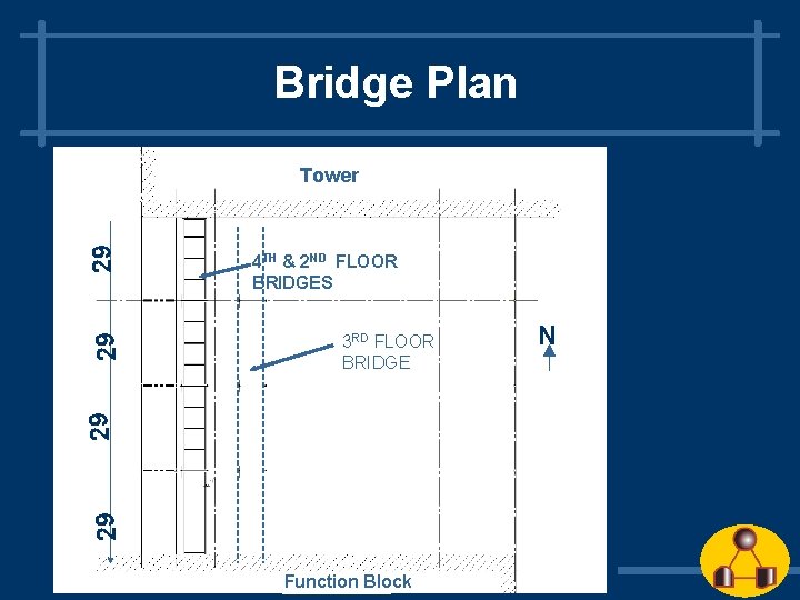 Bridge Plan 4 TH & 2 ND FLOOR BRIDGES 3 RD FLOOR BRIDGE 29 Bridge Plan 4 TH & 2 ND FLOOR BRIDGES 3 RD FLOOR BRIDGE 29